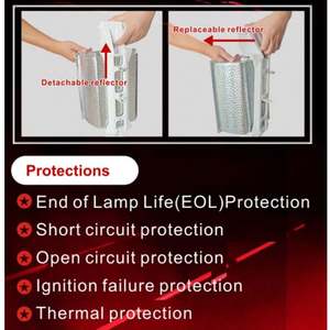 ダブルエンドランプLuxDe1000WキットラックスライトガビタHps植物成長ライト電子バラスト付き - Product Image 2