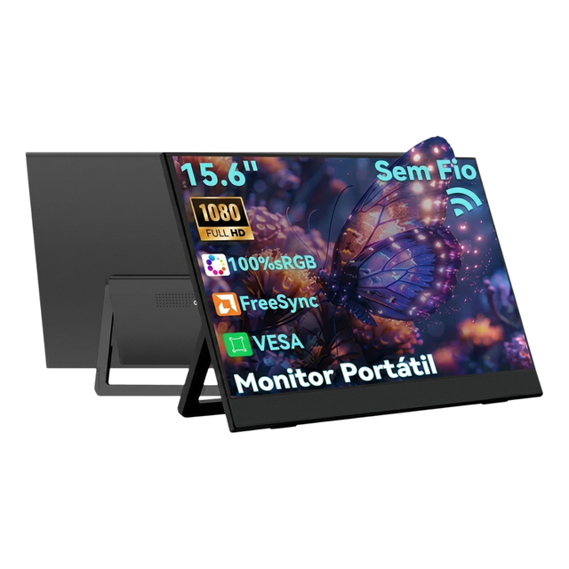 Wholesale 15.6 Inch IPS LED Full HD 1080P Portable Monitor with Type-C for for Laptop and Business Use
