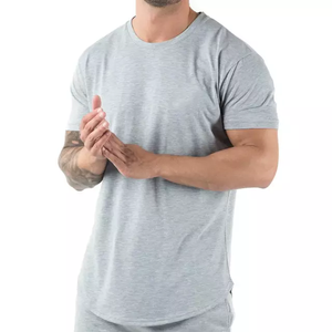 T-shirt de sport personnalisé pour homme, respirant, en jersey tricoté, effet délavé, vente en gros - Product Image 1