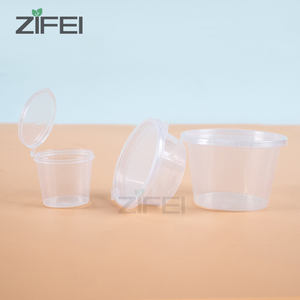 Tazas de <span class=keywords><strong>Salsa</strong></span> PP reutilizables para restaurante, recipientes de pudín desechables de 2 oz para comunión con tapas, venta al por mayor - Product Image 3