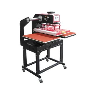 auto open 16 x 24 heat press machine for t-shirt customs design