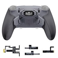 Kit de remapping EXtremeRate BEYOND en caoutchouc gris New Hope et gris classique avec écran OLED et poignées ergonomiques redessinées pour PS5 Edge