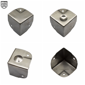 Protections d'angle en acier inoxydable, équerres pour caisses en bois de bagages d'aviation, quincaillerie - Product Image 3