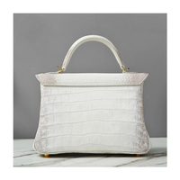 Faux sac à main élégant en cuir de crocodile véritable pour filles, réplique de créateur, vente en gros de produits de luxe
