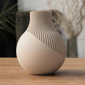 Vaso Negi Moderno di Metà Secolo Stampato in 3D in Plastica, Decorazione per la Casa Impermeabile per Fiori - Product Image 5