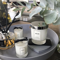 Boîte cadeau AIKUN pour les fêtes, parfum personnalisé, grande capacité, bougie en cire de soja, aromathérapie, salle à manger, ambiance festive chaleureuse, bougie parfumée