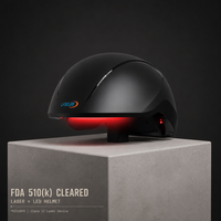 Casque laser VCSEL haute puissance 655 nm avec 552 sources lumineuses, contrôle intelligent à quatre zones, système sans fil rechargeable
