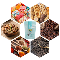 Sachet d'emballage alimentaire haute barrière pour thé, café, bonbons et snacks, faible MOQ, taille personnalisée, pochette verticale avec fermeture éclair