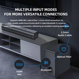 Ensemble audio pour téléviseur Echo Wall 5.1 canaux, enceintes home cinéma en métal, caisson de basses puissant, salon, maison - Product Image 5