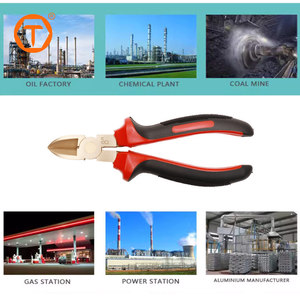 High Quality Aluminum Bronze Diagonal-cutting <strong>Non</strong> <strong>Sparking</strong> <strong>Pliers</strong> - Product Image 5