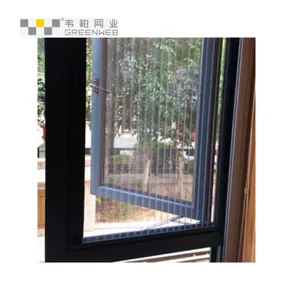 防虫スクリーンプリーツ折りたたみメッシュ中国サプライヤー折りたたみスクリーン防蚊窓