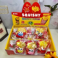 Jouet à presser Kawaii Frites à Grande Bouche ASMR, Fidget créatif anti-stress pour bureau et maison, Boîte surprise