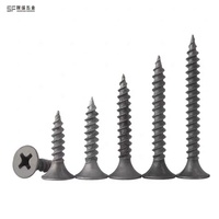 Vis pour cloisons sèches à filetage fin, tête trompette à empreinte cruciforme, en acier au carbone 1022A, zinguées, autotaraudeuses, pour montants métalliques