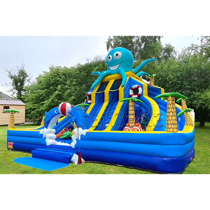 Castillo Inflable Unisex <span class=keywords><strong>con</strong></span> Tobogán y <span class=keywords><strong>Piscina</strong></span> de Agua para Juegos Acuáticos de Verano en el Patio Trasero - Product Image 5