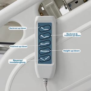 Оптовая Продажа с завода, многофункциональная медицинская кровать для пожилых пациентов, электрическая Больничная койка, <span class=keywords><strong>Icu</strong></span> - Product Image 5