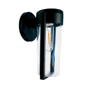Lámpara Solar de Pared para Exteriores con Filamento de Tungsteno, Moderna Lámpara de Jardín de Vidrio para Patio - Product Image 1