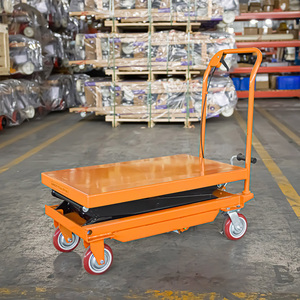 1000kg tay nâng bàn tay 500kg 1000kg thủy lực Scissor Lift bảng Scissor nâng lên nền tảng xử lý xe đẩy - Product Image 5