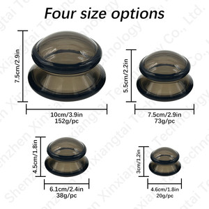 Produit de santé le plus vendu en 2024, anti-<span class=keywords><strong>cellulite</strong></span>, <span class=keywords><strong>ventouse</strong></span> de massage en <span class=keywords><strong>silicone</strong></span>, <span class=keywords><strong>ventouse</strong></span> à vide, ensemble de 4 ventouses faciales - Product Image 4