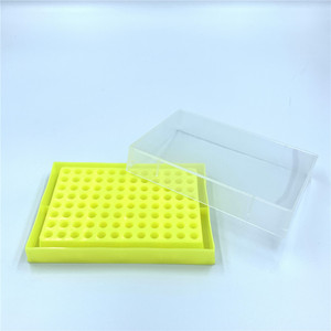 Boîte de support de tube à essai en plastique à 96 puits pour micro tube à centrifuger de 0.2ml - Product Image 3