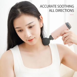 Mini pistolet de massage vibrant professionnel de haute qualité, moderne, pour la salle de sport, portable, OEM, relaxation corporelle, dos, cou, épaules - Couleur personnalisée, minuterie - Product Image 4