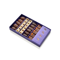 Boîte de chocolat Eid Mubarak avec fenêtre, emballage cadeau pour le festival du Ramadan, vente en gros
