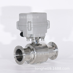 Vanne à boisseau sphérique électrique Tonhe 304 en acier inoxydable, type à collier, 1 pouce, pour eau et air, avec commande par interrupteur - Product Image 5