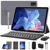 Tablet PC con Teclado, Soporte OEM, Velocidad Rápida, Pantalla Capacitiva Android 14 de 10 Pulgadas, Doble SIM, Llamadas, 8GB 128GB WIFI 4G