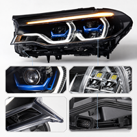 Phares LED Laser pour BMW Série 5 G30/G38 2018-2020 avec lentille de projecteur et feux de jour DRL Spoon – Amélioration des phares