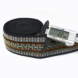Deepeel EB115 50mm 60mm may phụ kiện may mặc Túi vành đai phong cách dân tộc Polyester ban nhạc Jacquard đàn hồi vải - Product Image 2