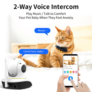 Nouvelle Caméra de Surveillance Intelligente pour Animaux de Compagnie 3MP avec Vision Nocturne, Contrôle à Distance Mobile, Interactivité Automatique et Audio Bidirectionnel – Jouet Amusant - Product Image 5