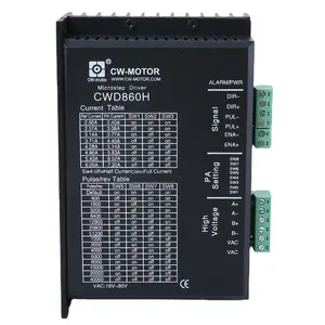 Kit de unidades de motor paso a paso Nema 34 de alta precisión CWD860H, máquina de grabado con controlador DSP híbrido bifásico de 32 bits, máquina herramienta CNC