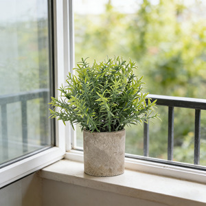 Plantes artificielles <span class=keywords><strong>en</strong></span> <span class=keywords><strong>eucalyptus</strong></span> <span class=keywords><strong>en</strong></span> <span class=keywords><strong>pot</strong></span>, <span class=keywords><strong>mini</strong></span> plantes décoratives écologiques, haute simulation, pour mariage et décoration intérieure - Product Image 4