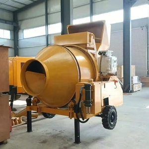 Trémie hydraulique portable de haute qualité Diesel obligatoire Petit bétonnière / Machine à <span class=keywords><strong>béton</strong></span> à moteur diesel 500L - Product Image 3