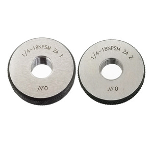 JIT American Standard Cylindrical Pipe <b>Thread</b> Ring <b>Gauge</b> 1/4-18NPSM 2A High Accuracy - Product Image 4