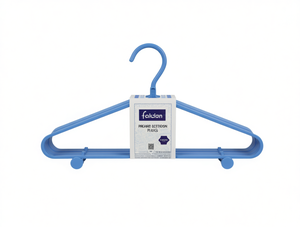 Perchas de Plástico Falcon, 8 Piezas con Clip Antideslizante para Ropa, Almacenamiento en Armario - Product Image 1