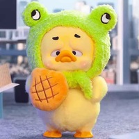 Canard en colère au travail, canard en peluche agaçant, boîte à surprise, poupée Upsetduck, petit canard jaune, jouet tendance, ornements