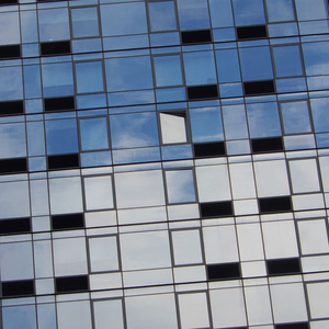 อาคารสถาปัตยกรรมอาคารสูงที่ทันสมัยโรงงานกระจกหุ้มระบบผนังม่านแบบไม่รวม - Product Image 2