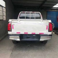 Barre de marche arrière pour Toyota Hilux 2016-2020, protection de pare-chocs arrière tout-terrain 4x4, marchepied arrière pour pick-up