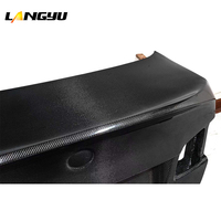 LANGyu Modification F10 F18 Type-CSL Couvercle de coffre arrière en fibre de carbone pour BMW Série 5 F10