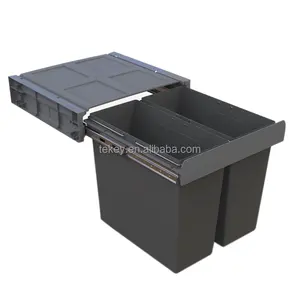Костюм 300/400/500/600mm размер шкафа рециркуляции боковая выдвижная вешалка для мусорный бак мусорный контейнер JC-648