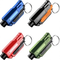 Coupe-ceinture et brise-vitre de voiture, outil d'évasion d'urgence portable 2-en-1 pour porte-clés