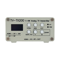 Émetteur TV analogique VHF/UHF TV-TX200 prenant en charge les entrées H/D/AV, émetteur de signal analogique avec antenne télescopique