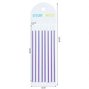9 Paquetes de Notas Adhesivas Transparentes, Bloc de Notas, Marcadores de Páginas Largos y Delgados, Pestañas de Índice Escribibles para Lectura de Libros, Regalo de Oficina - Product Image 2