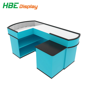 เคาน์เตอร์ชำระเงินซูเปอร์มาร์เก็ตเหล็กทนทาน highbright 1060x850มม. สีที่กำหนดเอง - Product Image 2