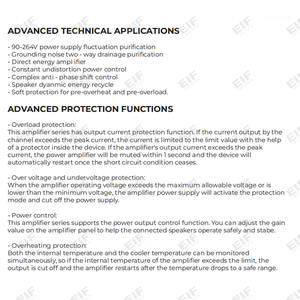 Amplificateur en rack 1U de classe D BG2.6 BG2.8 BG4.6 en gros pour les distributeurs et la location d'équipements audio - Product Image 4
