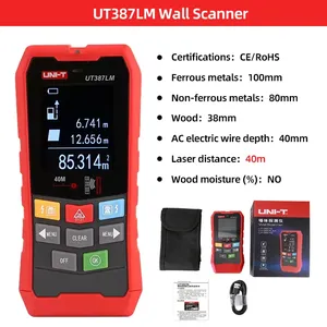 <span class=keywords><strong>Detector</strong></span> de Metais UT387C Scanner de Parede <span class=keywords><strong>4</strong></span> em 1 Localizador de Fios Elétricos e Vigas de Madeira com Calibração de Buzzer UT387E S - Product Image 5