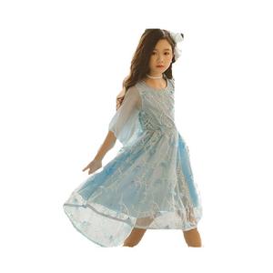 The New Modern Summer Wholesale Beautiful Girls Western <b>Pattern</b> Princess <b>Dress</b> Korea of Cuhk Children From China - Product Image 1