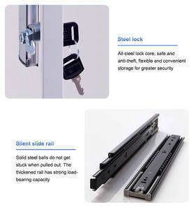 Meilleur prix en ligne pour un classeur en acier métallique, armoire de bureau réglable, armoire de bureau, matériau en fer pour salle de sport - Product Image 6