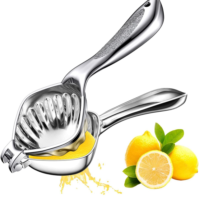 Ergonomic Anti-slip Handle Lemon Squeezer Heavy Duty Aluminum Alloy Lime Juicer  New Arrival Manual Fruit Press Juice Extractor