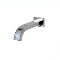 Robinet automatique moderne à capteur mural pour lavabo avec cartouche en céramique
